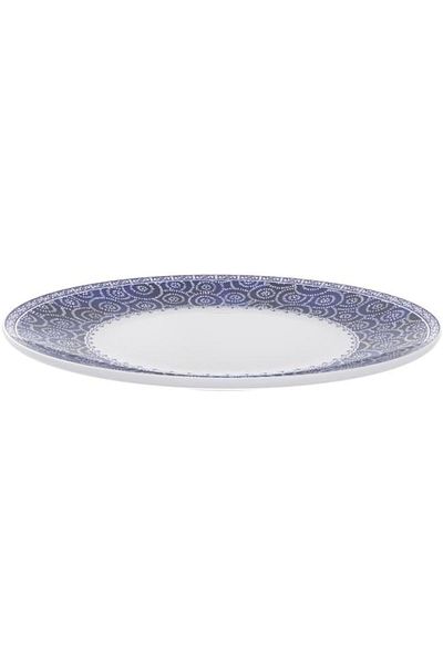 TRAMONTINA Since 1911, Made In Brazil - Umeko 28cm Decorated Porcelain Dinner Plate