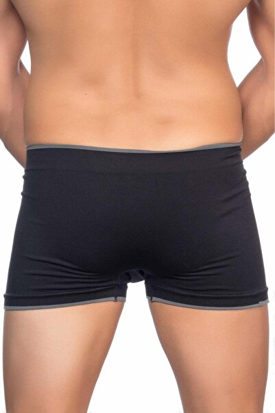 Emay Black Mi 2104 Soft Men's Boxer