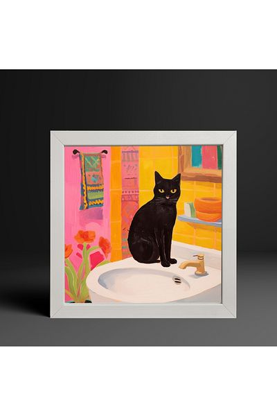 HOMEPACK Single Wooden Framed Painting One Piece Poster Painting Ktc/012