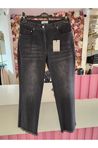 Kayra kadın siyah kot pantolon