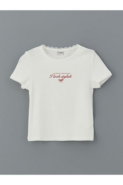 LC Waikiki Girl's Cotton Slim Fit