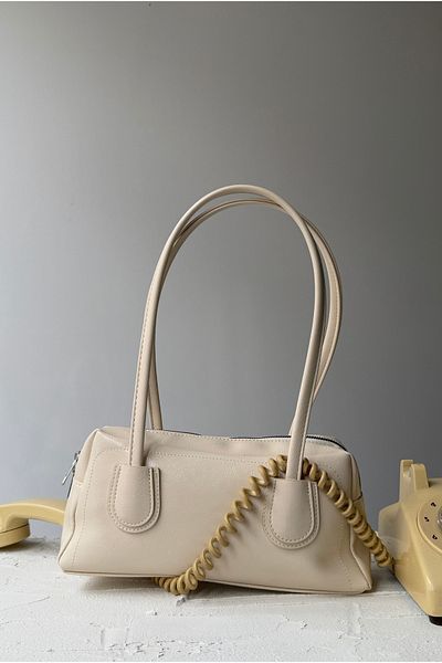 Mupa Shoes Women's Shoulder Bag - Cream Color