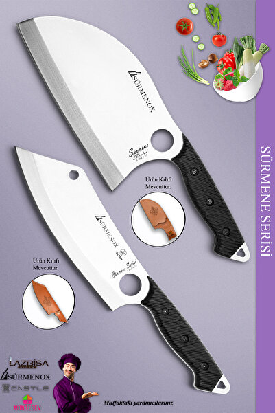 SÜRMENOX Sürmene Serisi Outdoor Bıçak Kamp Bıçağı Mutfak Şef Bıçak Bıçağı Der...
