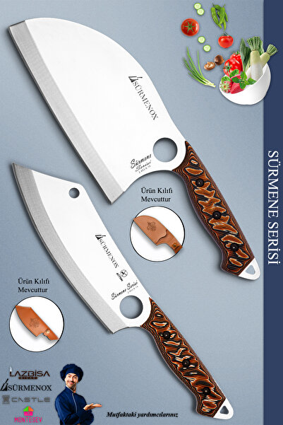 SÜRMENOX Sürmene Serisi Outdoor Bıçak Kamp Bıçağı Mutfak Şef Bıçak Bıçağı Der...