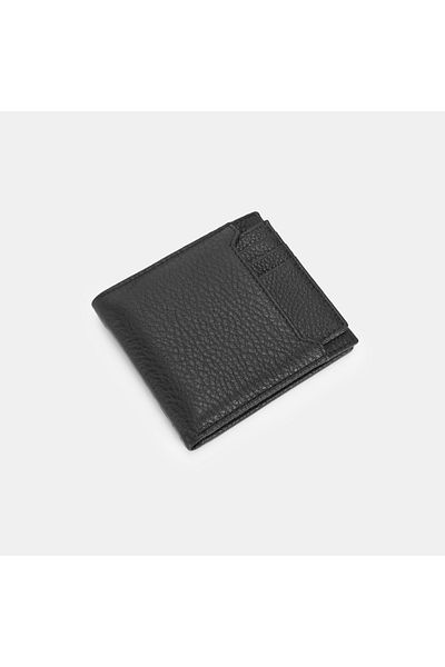 Desa Caius Black Men's Leather Wallet