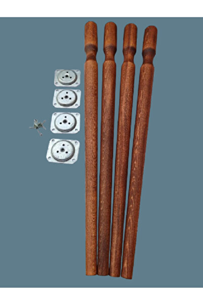 YILMAZ 70 Cm Torna Meşe Renk Sehpa&masa