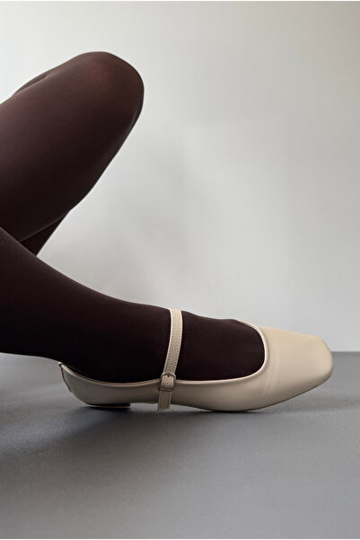 Mupa Shoes Beige Women's Ballerinas