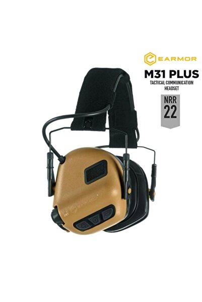 Opsmen Earmor M31 PLUS Elektronik Atış Kulaklığı Kulak Koruma (Cayote Brown) ...