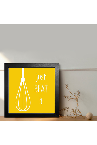 HOMEPACK Tekli Ahşap Çerçeveli Tablo Tek Parça Poster Tablo KTC/013