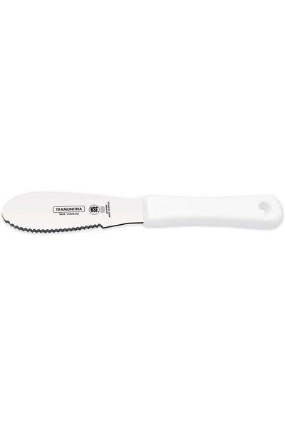 TRAMONTINA Since 1911, Made In Brazil - Professional Spatula With Serrated Edge Stainless Steel Blade