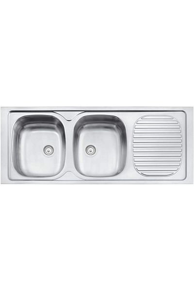 TRAMONTINA Since 1911, Made In Brazil - Ssteel Sink 120x50 1cb Standar