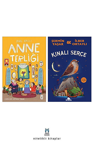 Timaş Çocuk Anne Terliği/Anıl Basılı - Kınalı Serçe/Şermin Yaşar