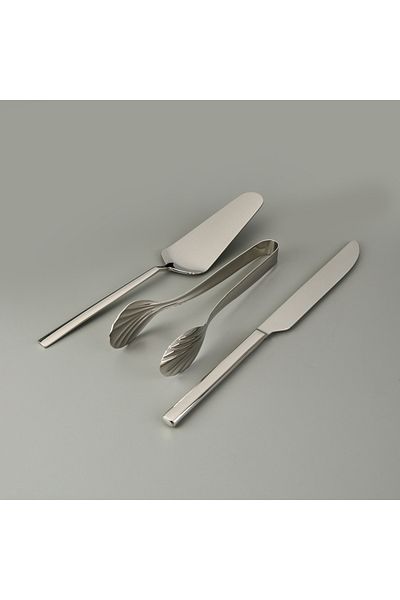 Hisar Milano 3 Piece Serving Tongs Set - Inox