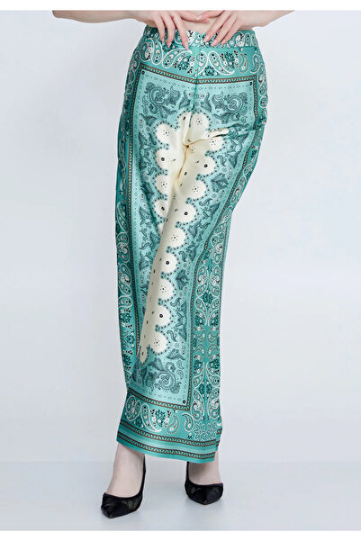 MİANOTTE Long Sleeve Patterned Regular Jacket - Pants Bottom Top Set