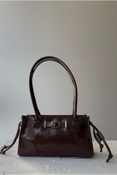 Mupa Shoes حقيبة يد وكتف نسائية من ACI BROWN