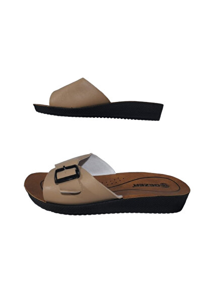 GEZER Жіночі кремові ультралегкі капці для прогулянок