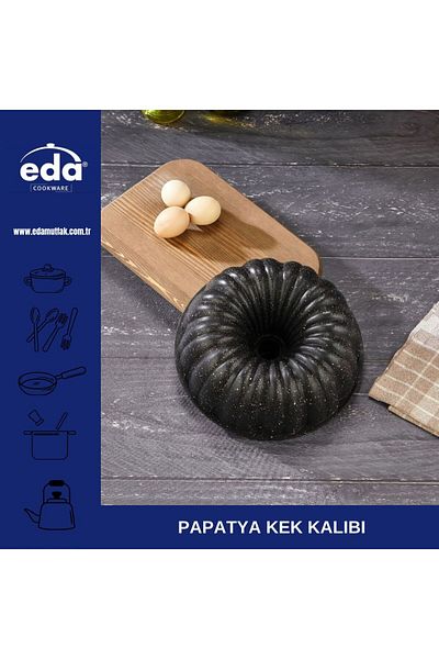 Eda Daisy 26 Cm Casting Granite Cake Mold Gray