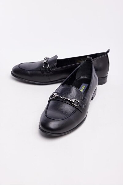 derinet Tokalı Hakiki Deri Kadın Babet