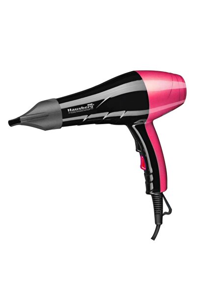 Hausberg Hair dryer HB-26RS, Power 2000W, 2 speed settings, Black-Pink