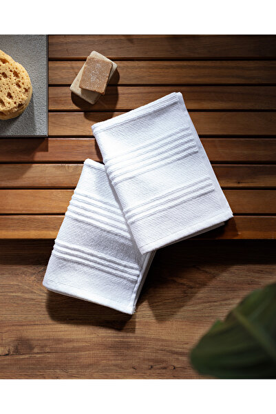 Madame Coco Jack 2-пакова 100% бавовняна рушник для рук - білий