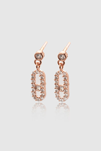 Elika Silver 925 Ayar Gümüş Ataç Model Tasarım Küpe