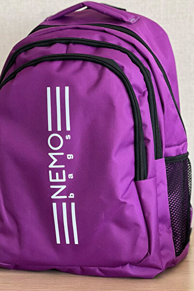 NEMO BAGS Unisex Purple Backpack 16,9 Inch, 45X30X15 Cm, 24 Lt Large Size Travel and Sports Bag