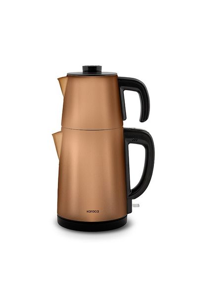 Karaca Gastro Dem 2 in 1 Steel Inox Tea Machine and Water Heater Copper