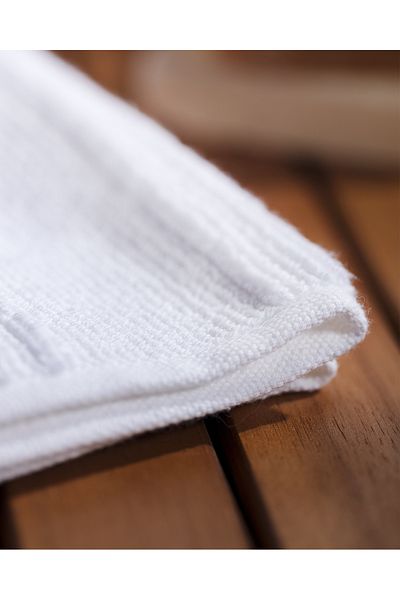 Madame Coco Jack 2 Pack 100% Cotton Hand Towels - White