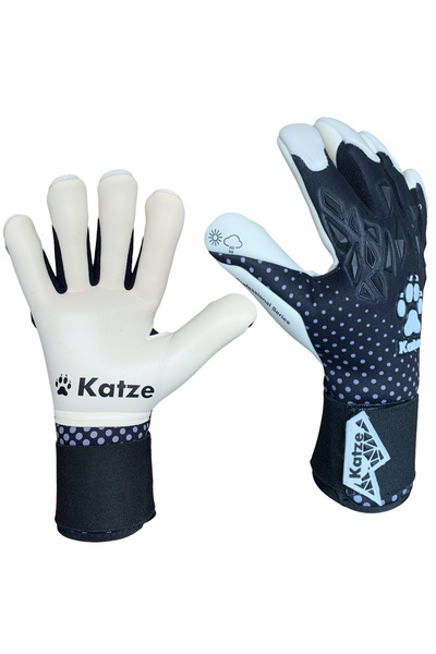 Katze Eagle Goalkeeper Gloves Black White