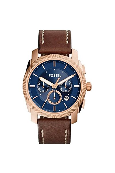 Fossil FFS5073 Quartz Deri Kahverengi 44 mm Erkek Kol Saati