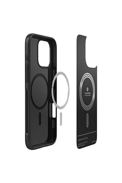 Spigen Caseology iPhone 16 Pro Max Kılıf Dual Grip Mag MagSafe özellikli Braided Black - ACS08049