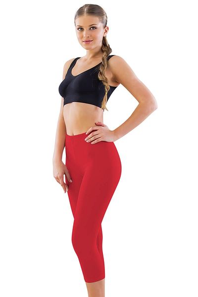 Emay Red MI 7300 Battal Capri Tights