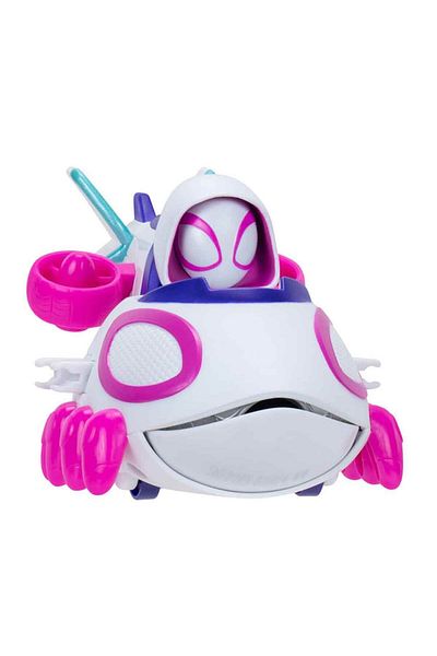 Marvel Ghost Spider Steps - Plastic Web Throwing Vehicle Series