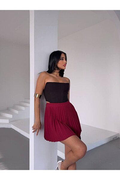 ILLE Pleated Mini Skirt