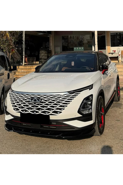 GÜNEŞLİ GARAJ Chery Omoda 5 Parlak Siyah Boyalı Ön Lip Plastik