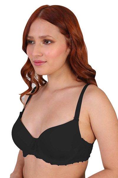 Emay Black Mi 189d Padded Lace Underwire σουτιέν