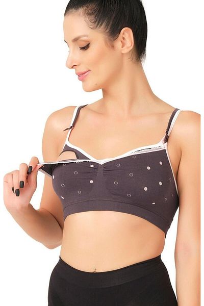 Emay Anthracite Emay 5310 Nursing Bra