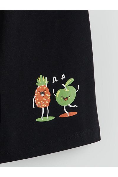 LC Waikiki New Season Elastic Waist Printed Boys' Shorts - S5Lf29Z1