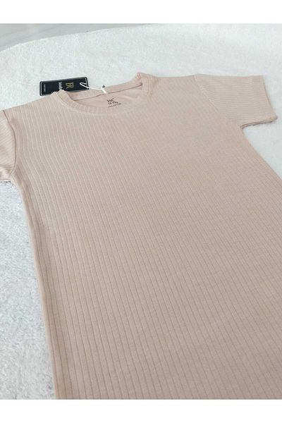 Store Girl's Ribbed Short Sleeve Summer T-Shirt