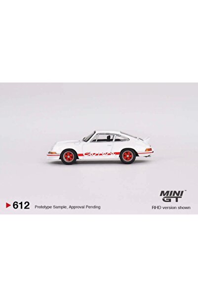 mini gt 1/64 Porsche 911 Carrera RS 2.7 Grand Prix White with Red Livery MGT00612
