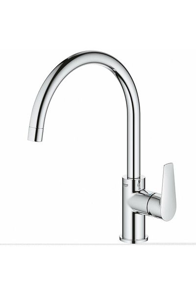 Grohe Grohe 30529001 kitchen faucet, 3/8 inch, type C spout, single lever, swivel, ceramic cartridge, Chrome