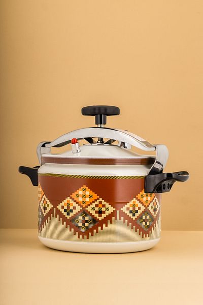 ALSAIF Aluminum Granite Pressure Cooker Size: 5l, Color: Beige