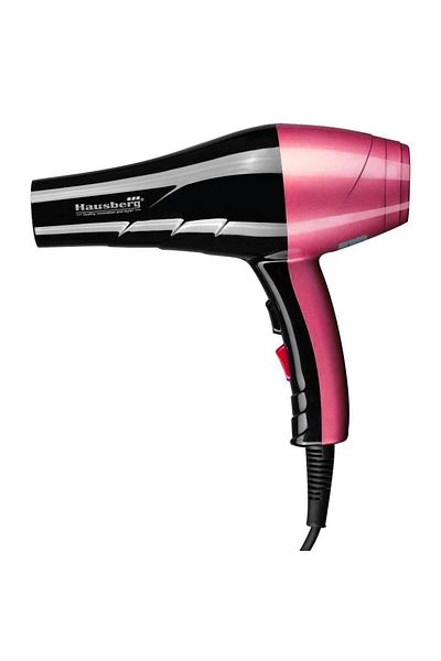 Hausberg Πιστολάκι μαλλιών Hb-26rs, Ισχύς 2000w, 2 Ταχύτητες, Μαύρο-ροζ