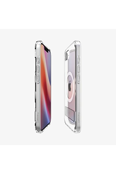 Spigen iPhone 16e Kılıf Slim Armor Essential S MagFit MagSafe özellikli Kickstand White - ACS09132