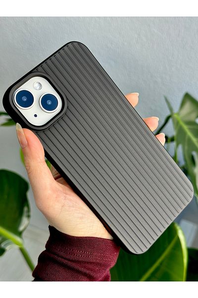 Go Aksesuar حافظة سيليكون غير لامعة ثلاثية الأبعاد متوافقة مع هاتف Iphone 14 Plus و15 Plus