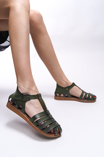 Riccon Ysamythe Women's Sandals 0012171   Khaki