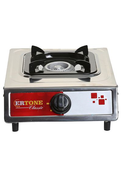 ertone Minigaz Ertone MN201, 1 Arzator, Aprindere automata, Inox