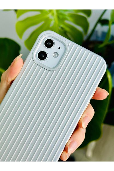 Go Aksesuar حافظة سيليكون غير لامعة مرنة متوافقة مع هاتف Iphone 11 ثلاثية الأبعاد