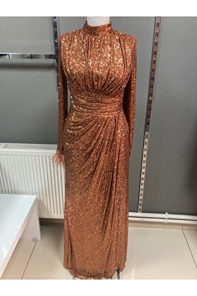 Tuay Kadın pullu abiye