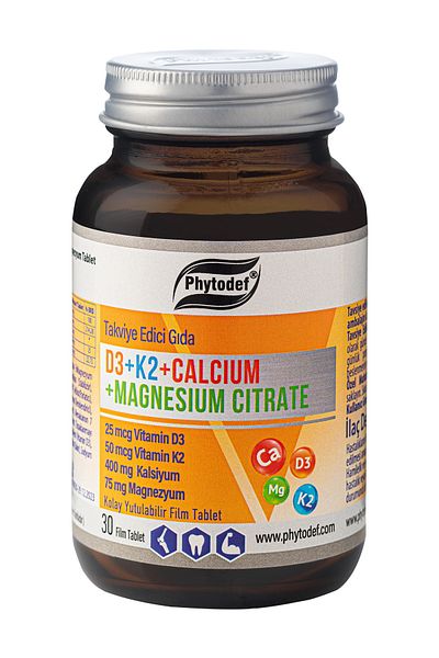 Phytodef D3 K2 Camg Citrate - 30 Film Tablets